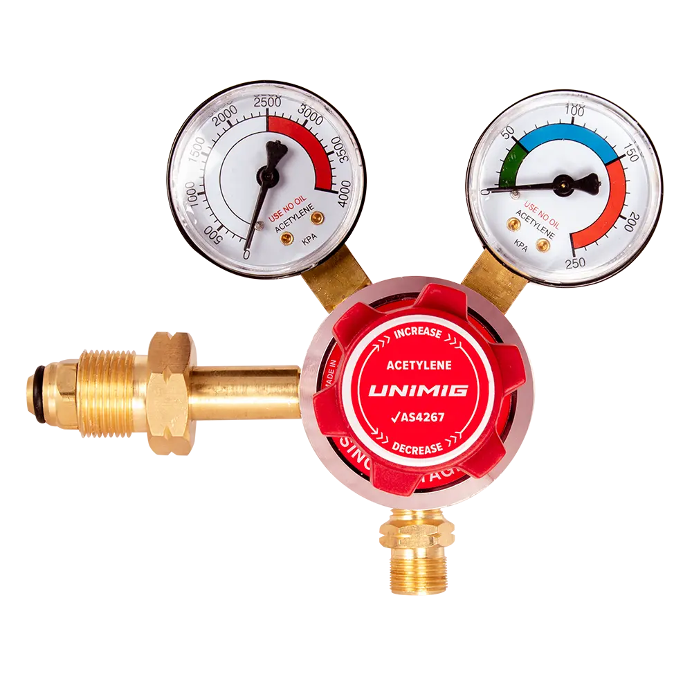 UNIMIG Acetylene Regulator Side Inlet SEACETREG