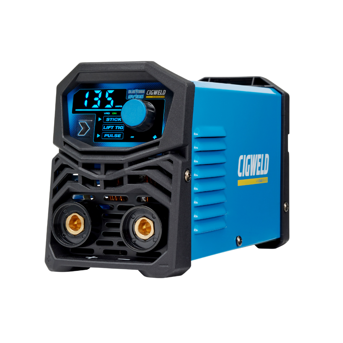 Cigweld BlueVenom SV135 DC Inverter for Stick/MMA and LIFT-TIG welding with Pulse & VRD - 240V 10A W1500135