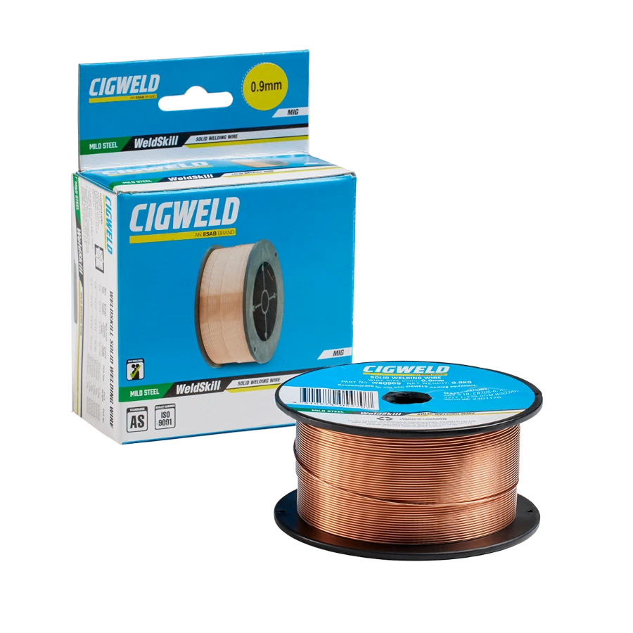 Cigweld Weldskill Solid Wire (ER70S-6) - Mig Wire - 0.8mm, 1kg WS0908