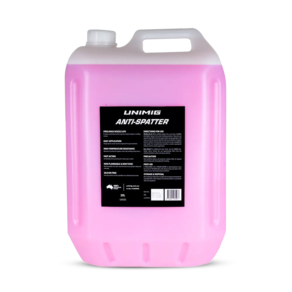 UNIMIG Anti Spatter 20L Water Based U51033