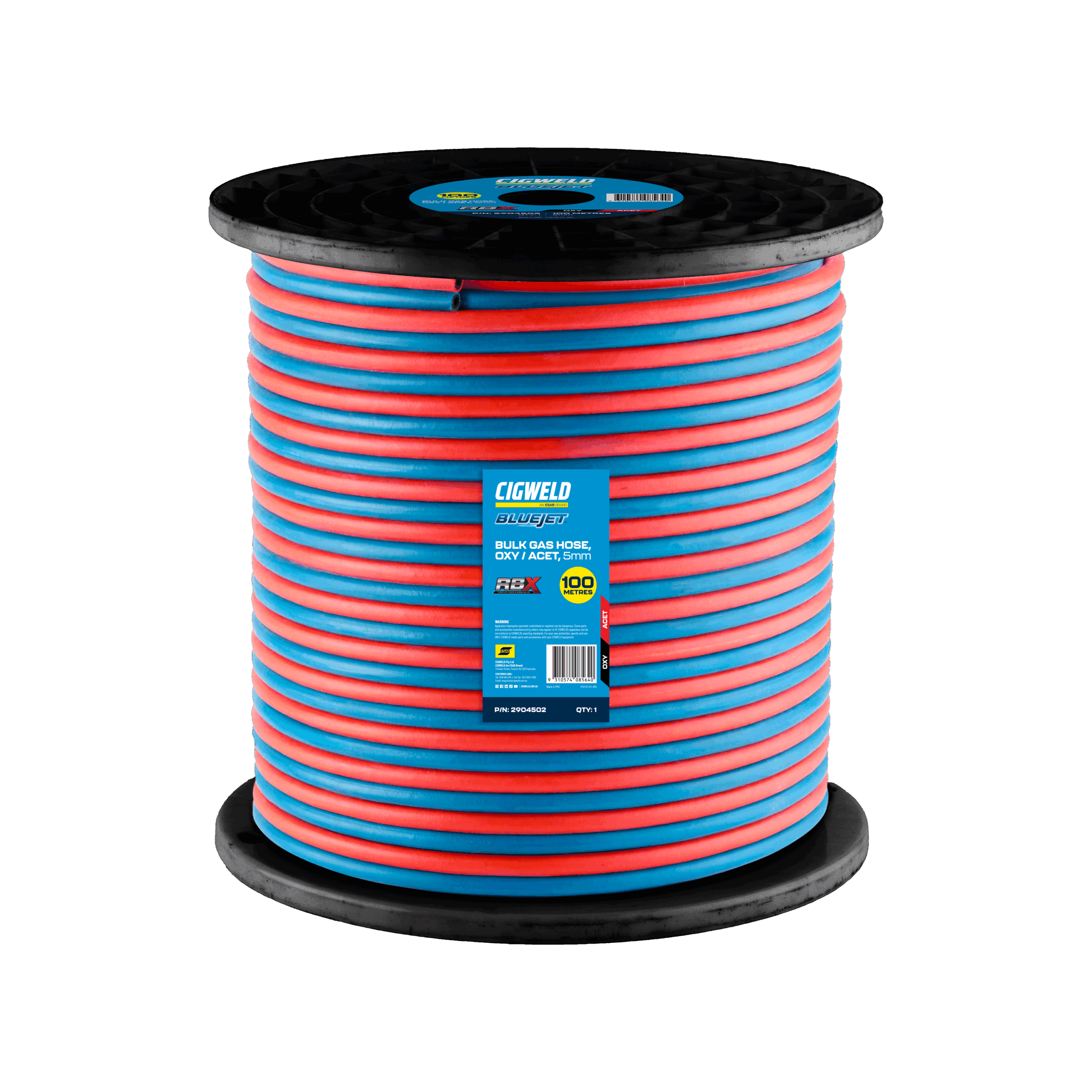 Cigweld BlueJet RBX Bulk Gas Hose Oxy/Acet 2904502