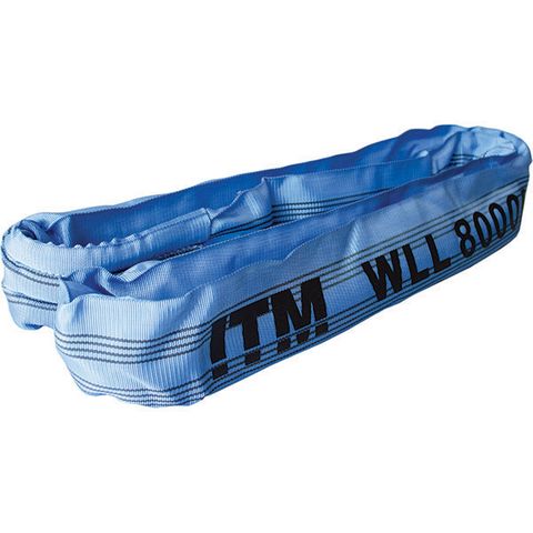 ITM ROUND LIFTING SLING, 8 TONNE, 8M LENGTH