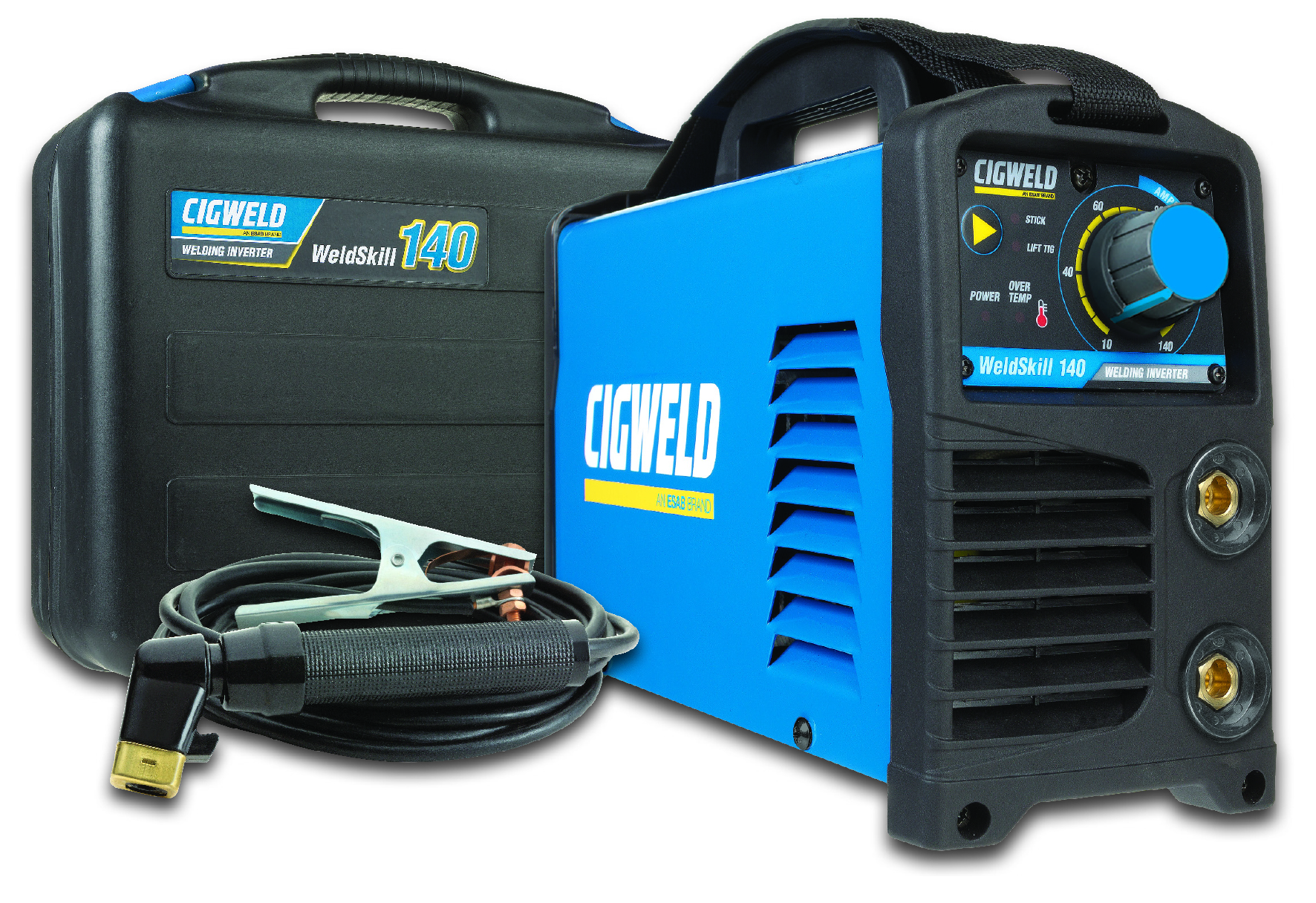 Cigweld WeldSkill 140 DC Inverter for Stick/MMA and LIFT-TIG welding - 240V 10A W1008140