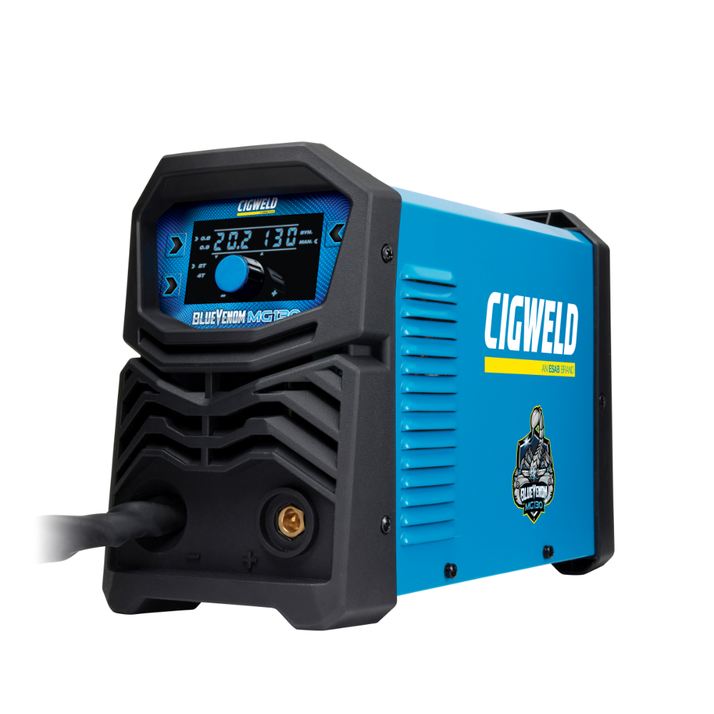 Cigweld BlueVenom MG130 - MIG Gasless w/ Plate Thickness - 240V 10A W1202130