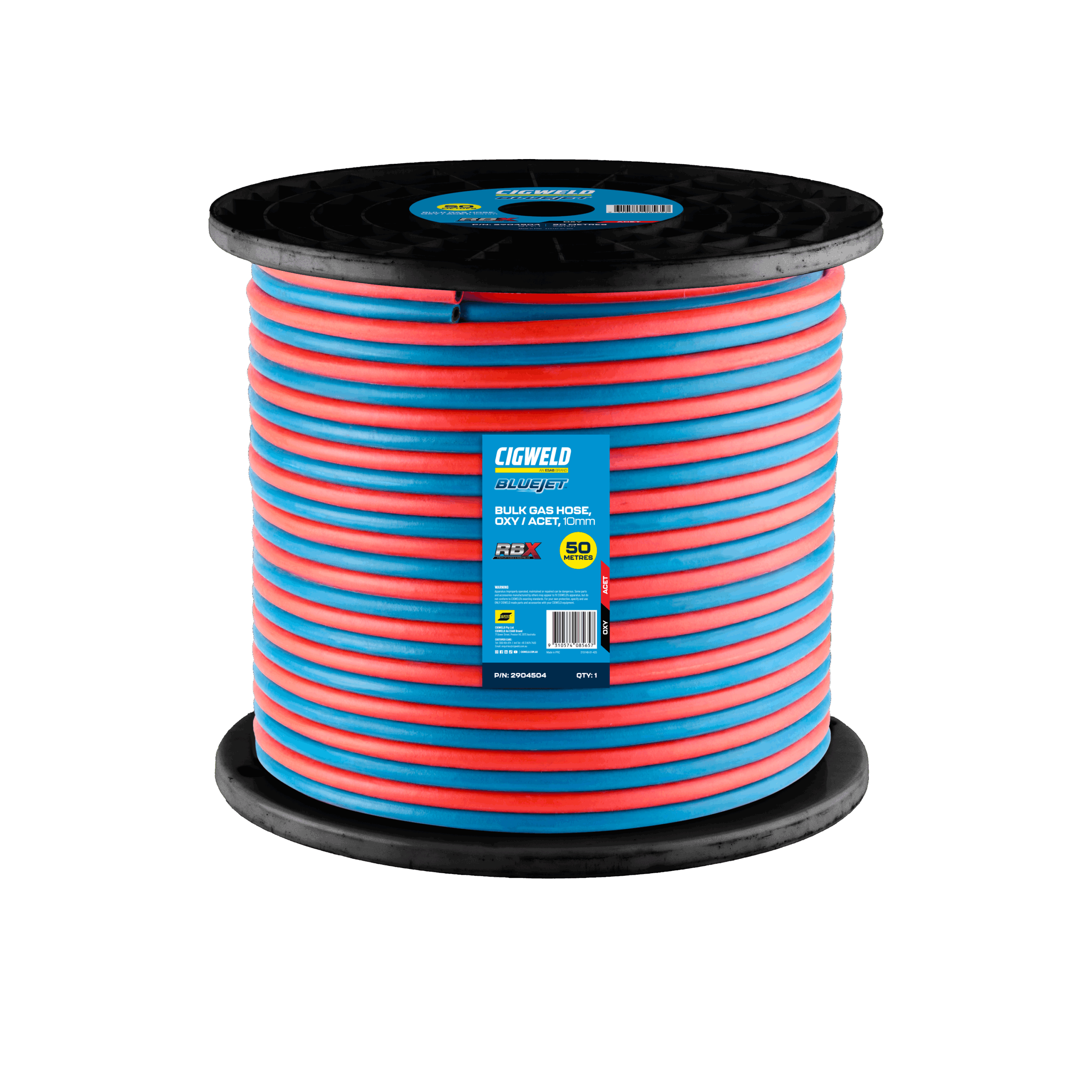Cigweld BlueJet RBX Bulk Gas Hose Oxy/Acet 2904504