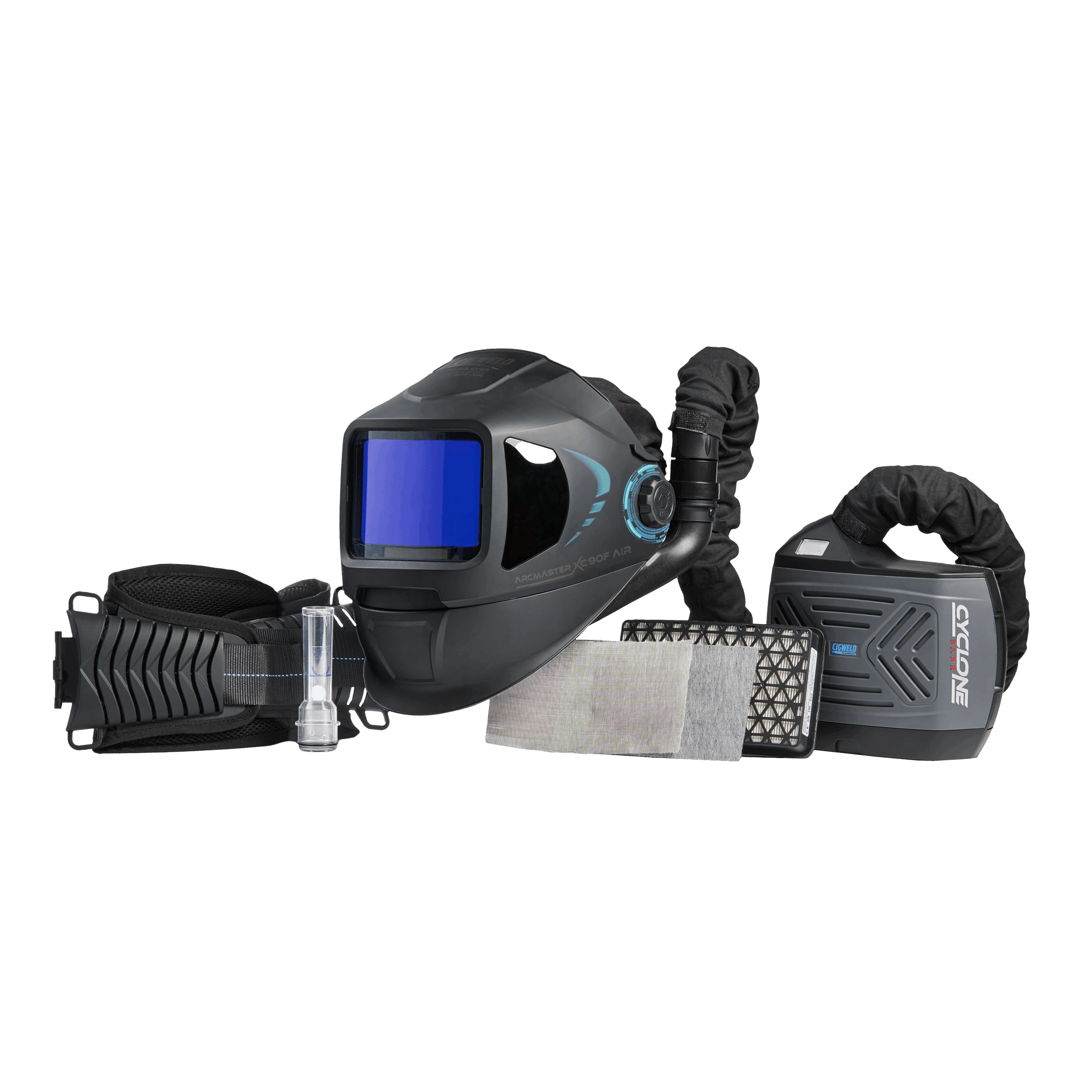 Cigweld Arcmaster XC90F with Cyclone PAPR Trade Kit 45XC90F1AIR — image 1