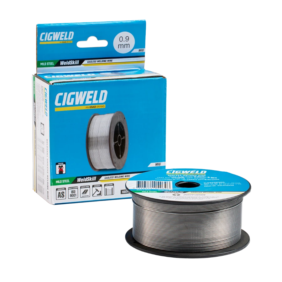 Cigweld Weldskill Gasless Wire (E71T-11) - Gasless FCAW - 0.9mm, 0.9kg WG0909