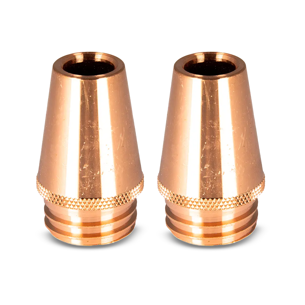 UNIMIG Gas Nozzle Fixed Tweco Style Suit TWC2/4 2-Pack - 13MM