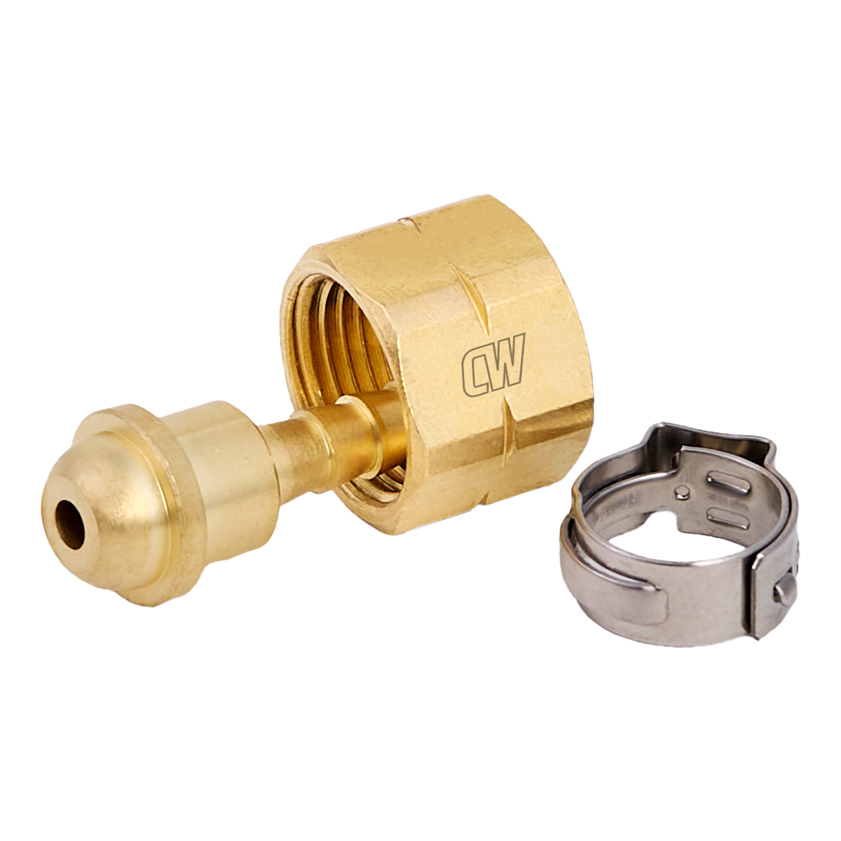 Cigweld BlueJet Hose Connection Kit with Clip LH, (5mm) CW690