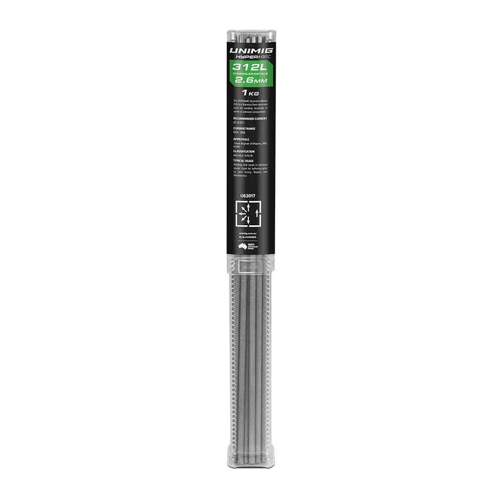 UNIMIG Hyperarc 312L Stainless Steel Electrodes