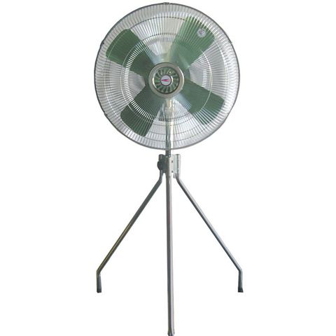 TRADEMASTER H.D. INDUSTRIAL FAN, 24", 1 SPEED, OSCILLATING, PEDESTAL