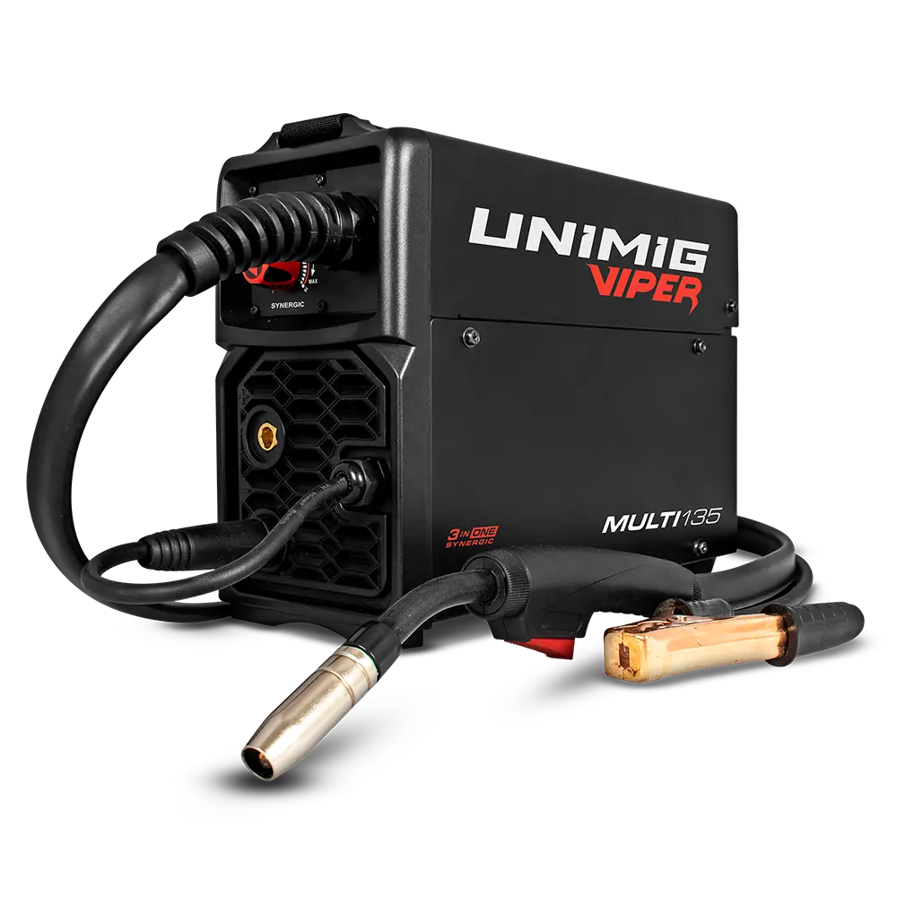 UNIMIG Viper Multi 135 MIG/TIG/STICK Welder U11005K