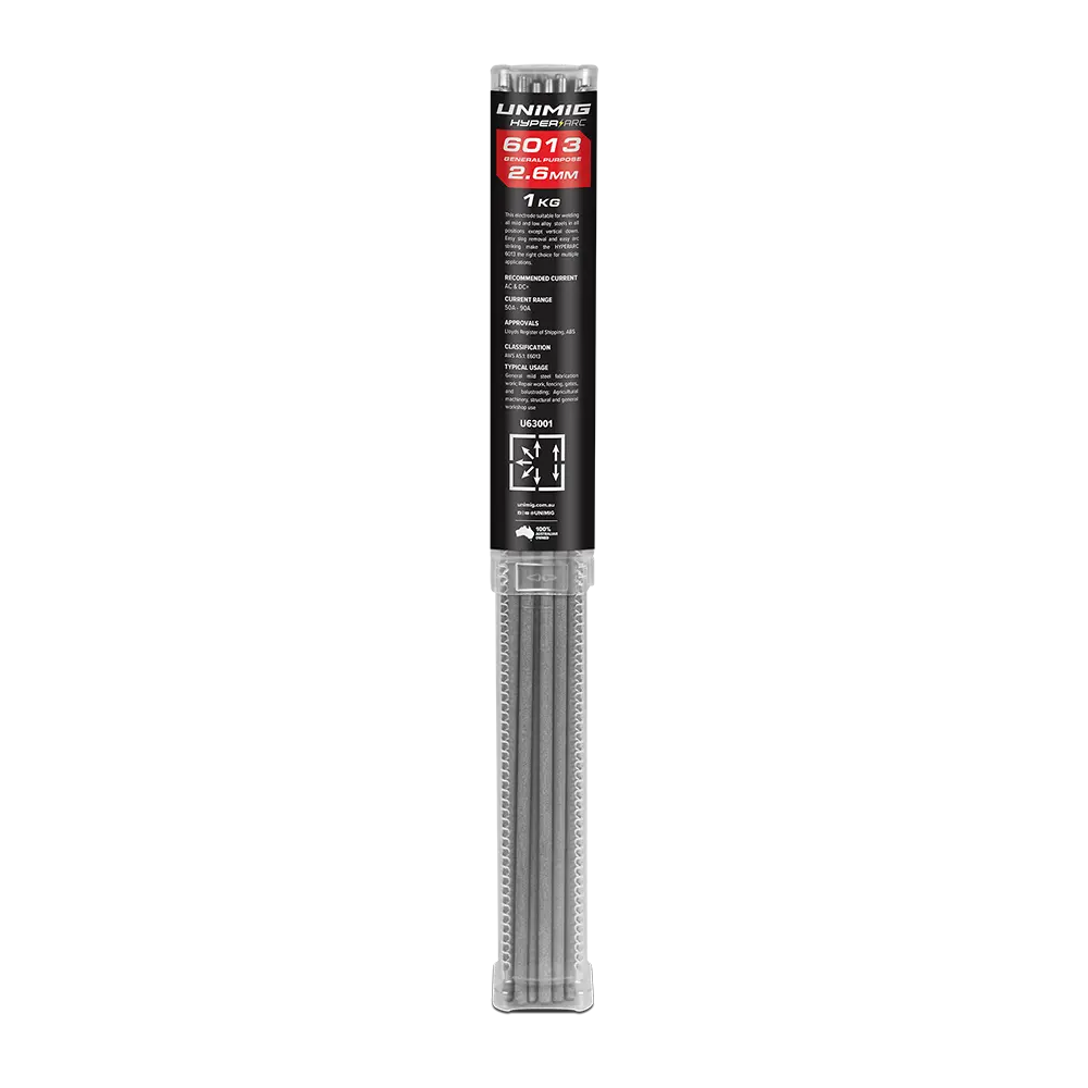 UNIMIG Hyperarc 6013 General Purpose Electrodes - 1Kg - 2.6MM
