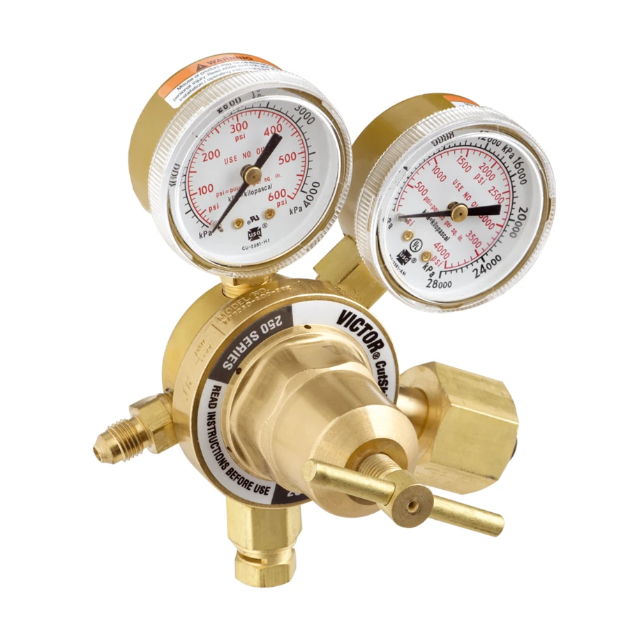 Cigweld CutSkill Nitrogen Regulator 3,800kPa HP Purge 2 Gauge 310349