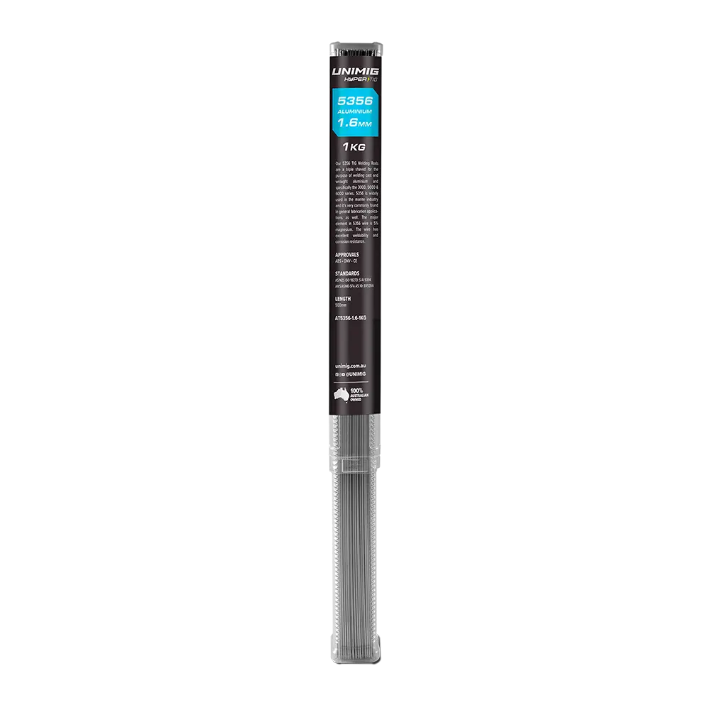 UNIMIG HyperTIG 5356 TIG Filler Welding Rods - 1kg - 1.6MM