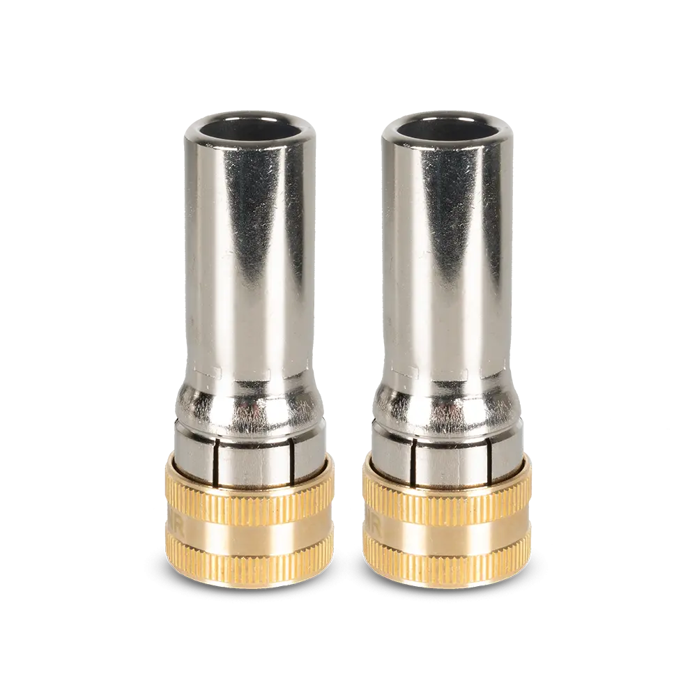 UNIMIG M580W Cylindrical Gas Nozzle With Insulator 2-Pack U11059