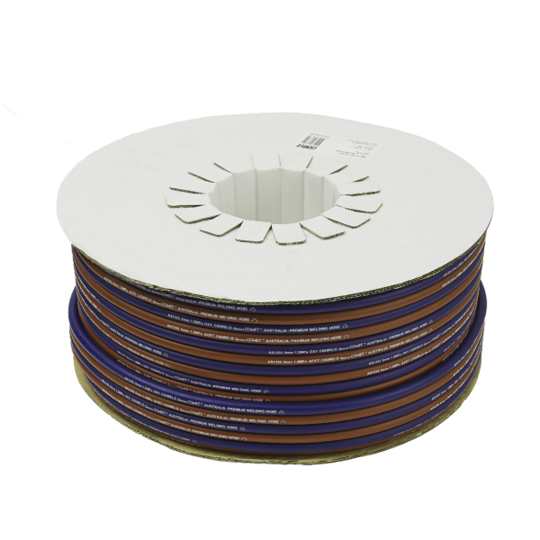 Cigweld COMET Bulk Hose Twin Oxygen/LPG 5mm, 100m Roll 7904509