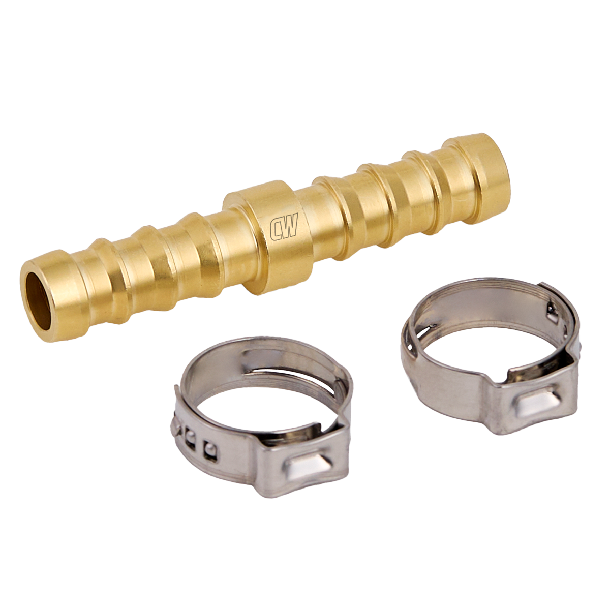Cigweld BlueJet Hose Connector with Clips, (10mm - 10mm) CW687