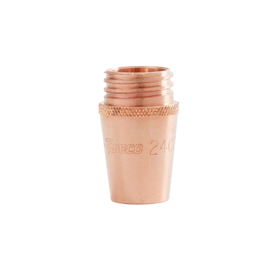 Cigweld Tweco #4 Fixed Nozzles Coarse Thread - 16mm (13mm recessed tip) 717534