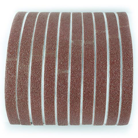 ABRASIVE CLOTH BELTS 10 X 330MM #100 PACK OF 10