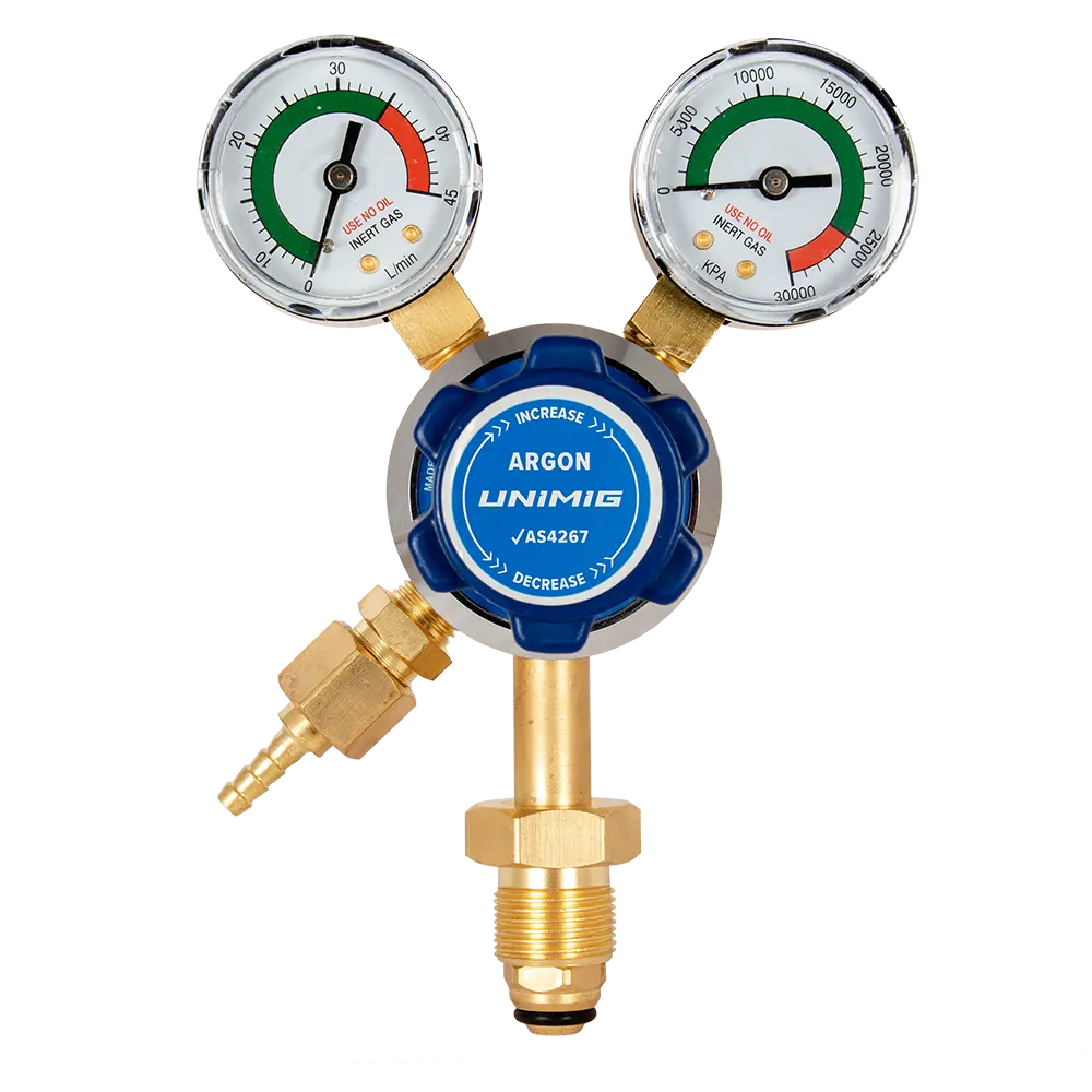 UNIMIG Argon Twin Guage Regulator