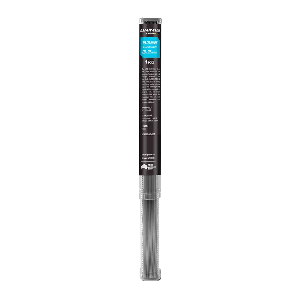 UNIMIG HyperTIG 5356 TIG Filler Welding Rods - 1kg - 3.2MM