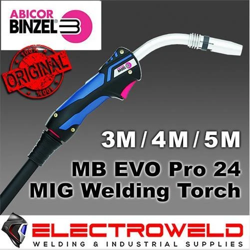 MB24 EVO Pro MIG Welding Torch Binzel - 5 Metres